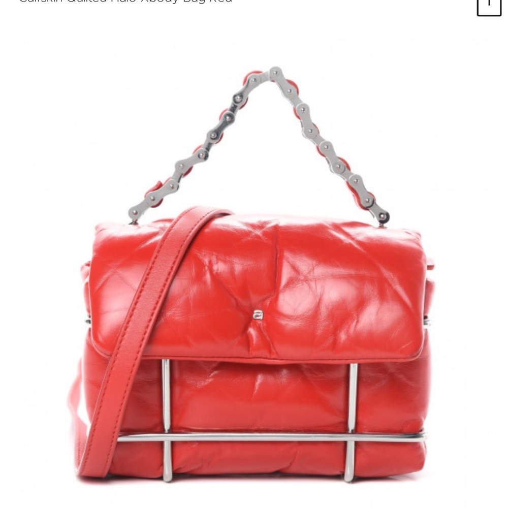 Alexander Wang quilted Leather Crossbody & Bicycle Chain metal base bag